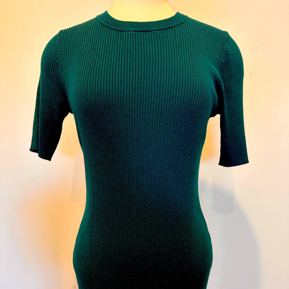 J.Crew Knit Green Dress